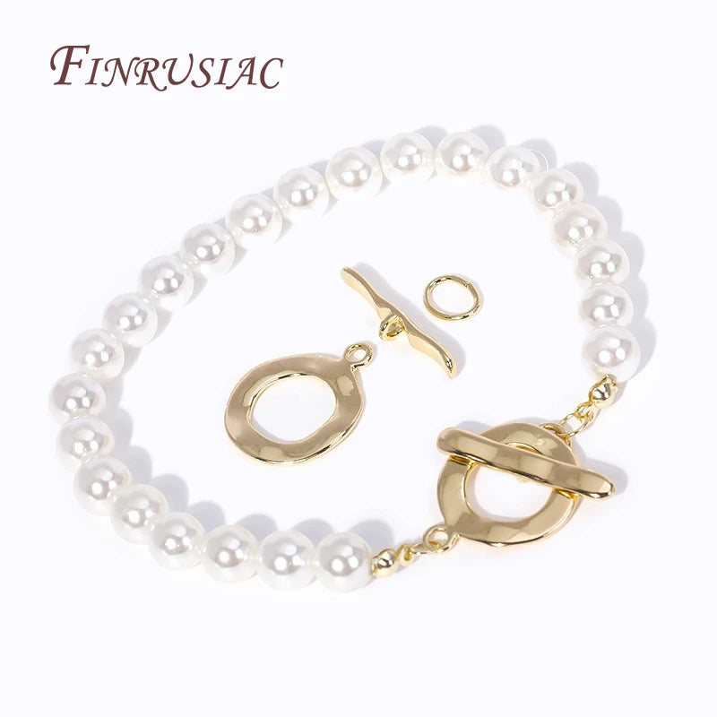 18K Gold Plated Brass OT Toggle Clasp – DIY Jewelry Making Jewelry Toggle Clasp P3