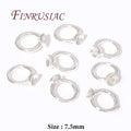 18K Gold Plated Crimp Beads & End Connectors – 4mm Findings Jewelry Findings P3 Silver Plated 20 pieces