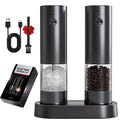 CLITON USB Rechargeable Electric Pepper & Salt Grinder Mill Electric Spice Grinder P3 EG-A-BS