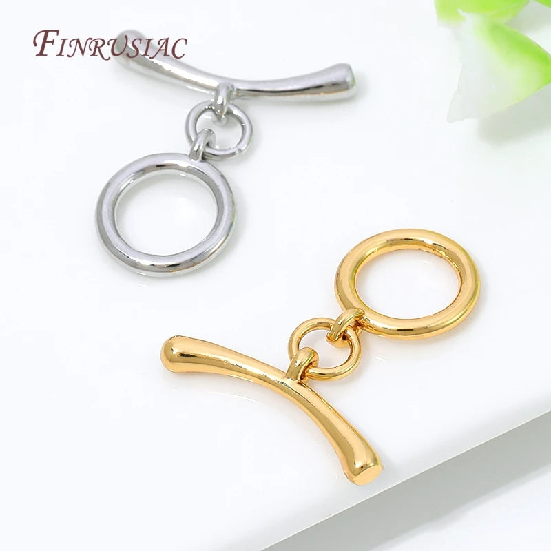 18K Gold Plated OT Toggle Clasp – DIY Jewelry Findings Jewelry Clasp Findings P3