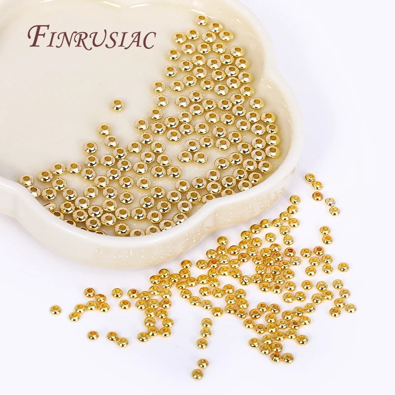 18K Gold Plated Abacus Spacer Beads | DIY Jewelry Making Jewelry Spacer Beads P3