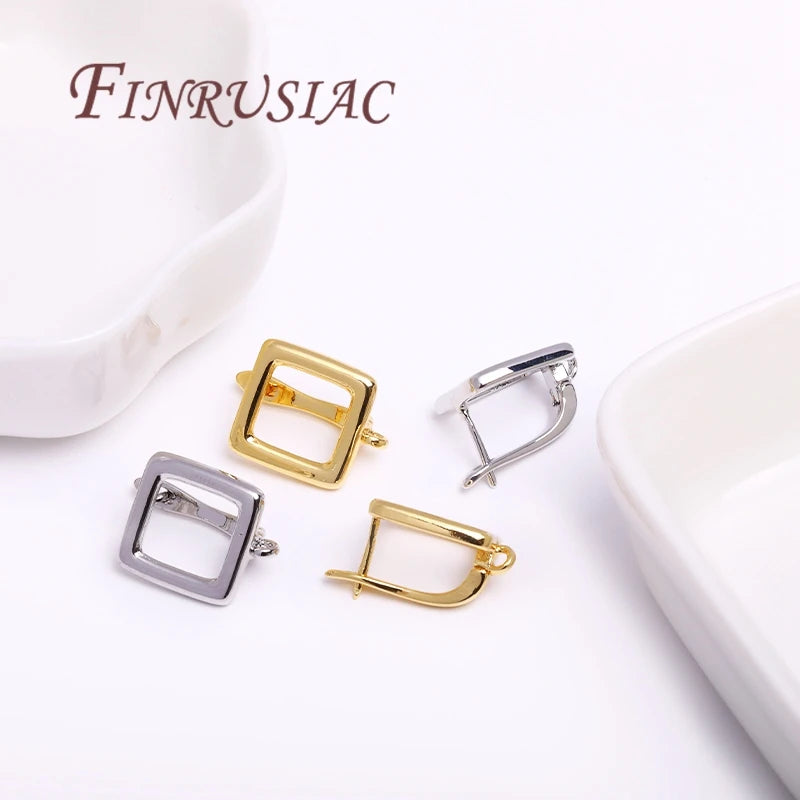 18K Gold Plated Earring Hooks – DIY Jewelry Making Findings Earring Hooks P3
