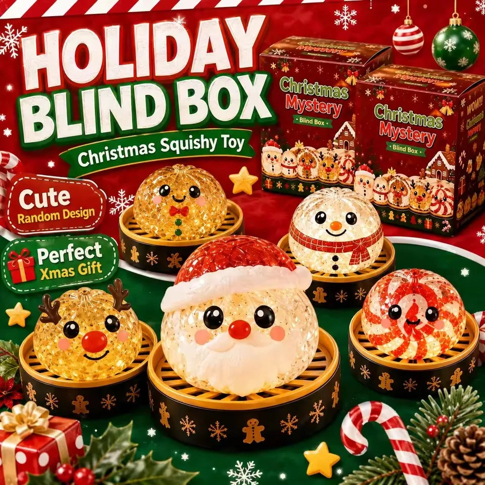 Christmas Bao Dumpling Squishy Mystery Box – Slow Rising Toy Squishy Fidget Toy P3