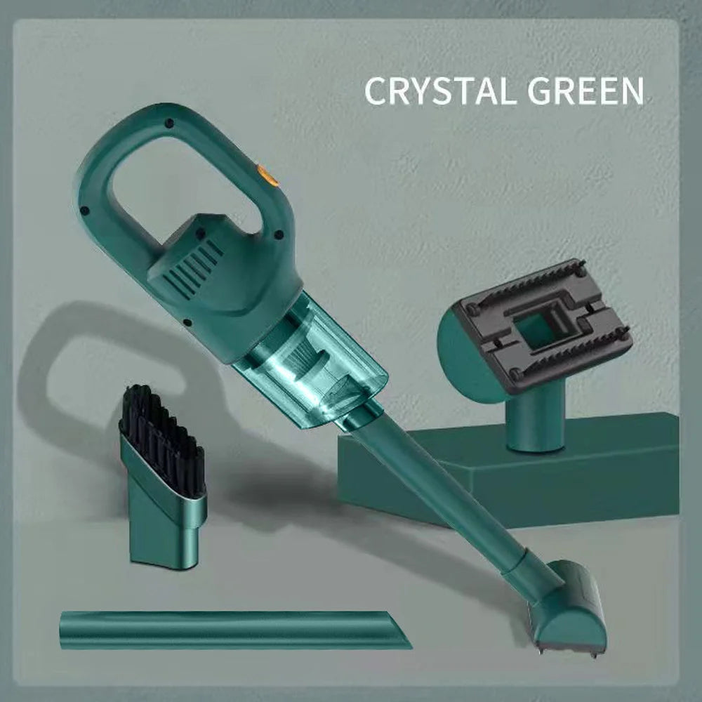 Cordless Handheld Vacuum 50000Pa – Home, Car & Pet | 120W Handheld Vacuum Cleaner P3 green