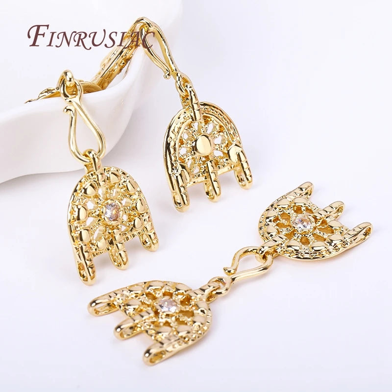 18K Gold Plated 3-Strand Clasp Hook | DIY Jewelry Finding Jewelry Clasp Finding P3