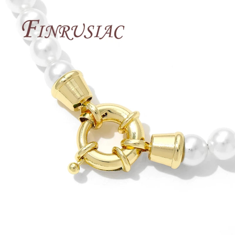18K Gold Plated Round Spring Clasps – DIY Jewelry Findings Jewelry Findings P3
