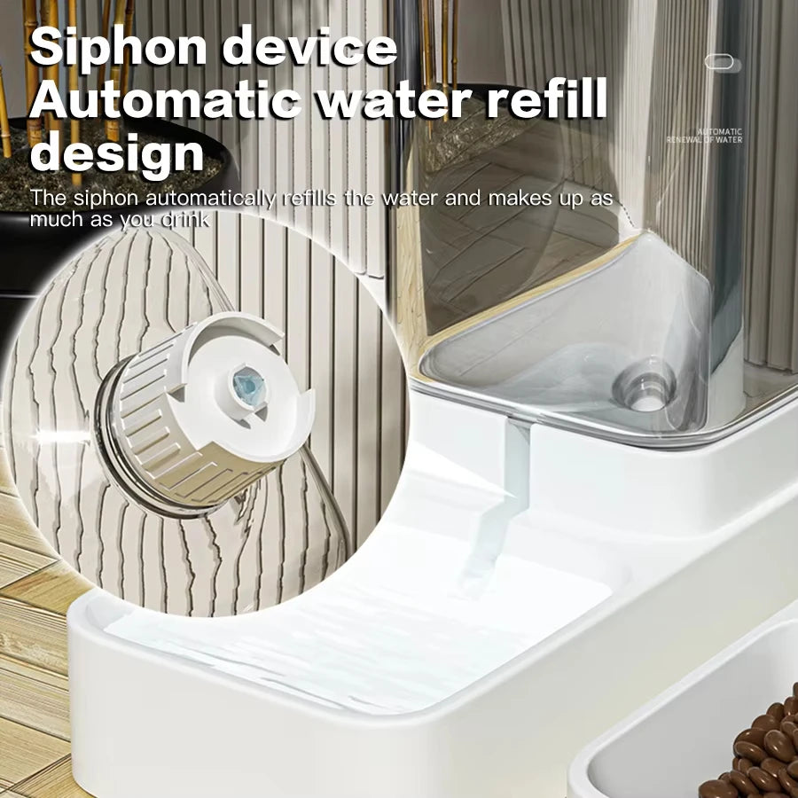 Automatic Gravity Pet Feeder & Water Dispenser 3.8L Gravity Pet Feeder P3