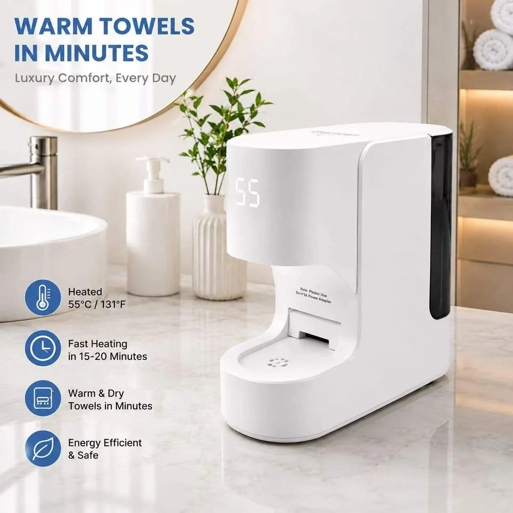 Portable 600W Hot Towel Warmer – 5-Second Heating & Adjustable Temp Hot Towel Warmer P3