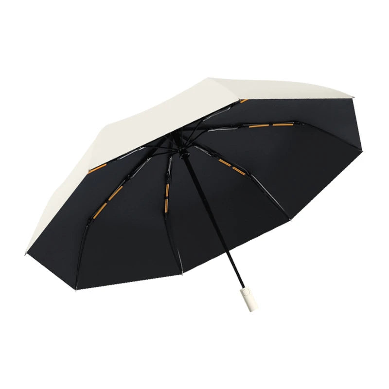 24-Bone Auto Folding Umbrella | UV Protection & Rain Cover Folding Umbrella P3