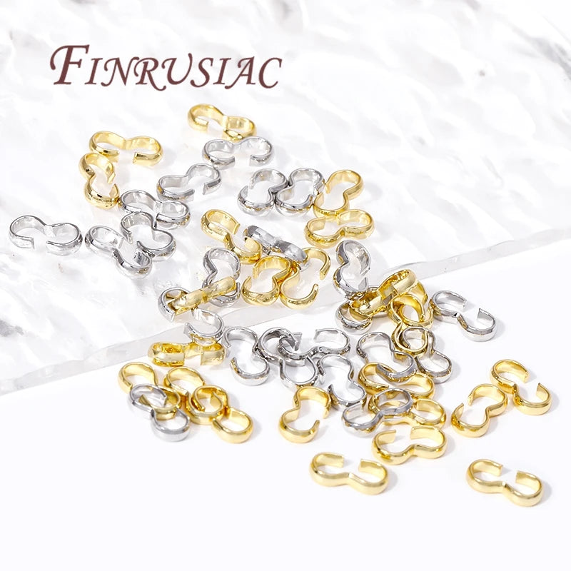 18K Gold Plated Connector Clasps for Jewelry Making – 50–100 Pcs Jewelry Connector Clasp P3