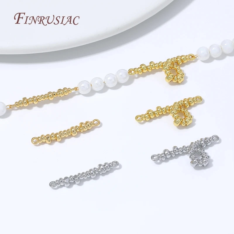 18K Gold Plated Bar Connector – DIY Jewelry Link Findings Jewelry Connector Findings P3