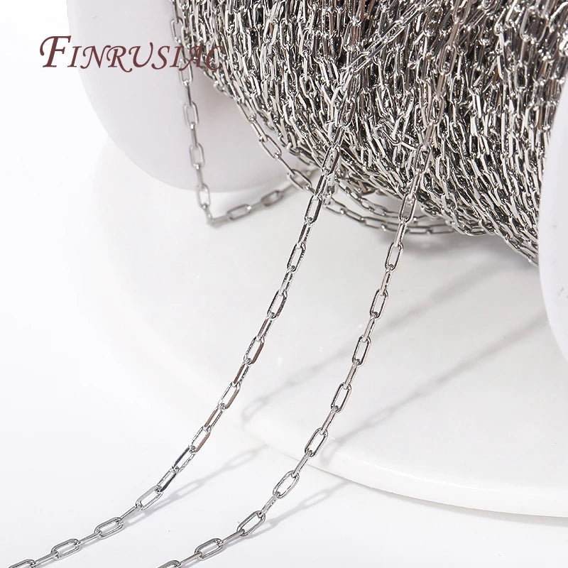 14K Gold Plated Square Chain Spool for DIY Jewelry Making Jewelry Making Chain P3