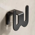 No-Drill Wall-Mounted Slipper Drying Rack – Space Aluminum Wall Storage Rack P3 Black