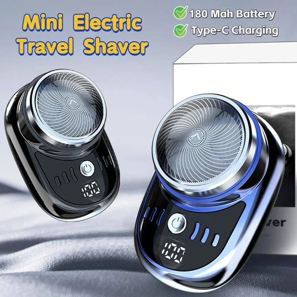 Portable Mini Electric Shaver – Wireless Travel Beard Trimmer Electric Shaver P3