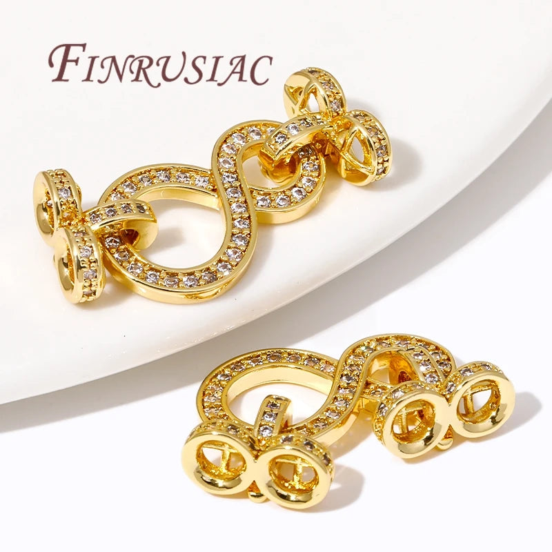 18K Gold Plated Connector Clasp for Bracelets & Jewelry DIY Jewelry Connector Clasp P3