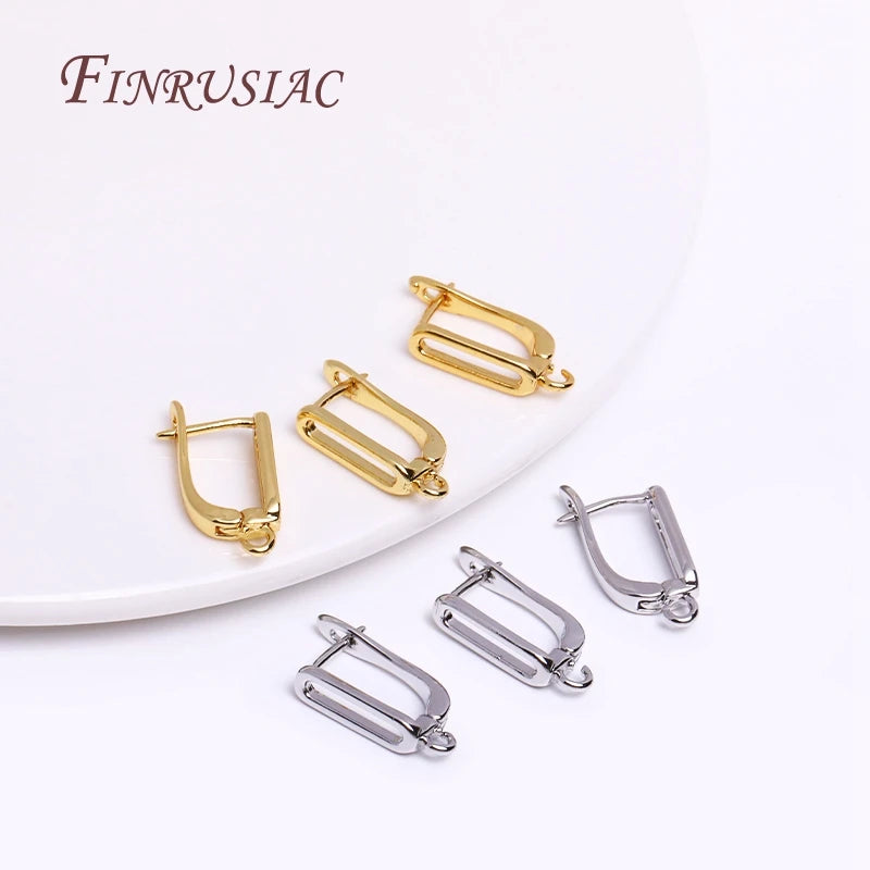 18K Gold Plated Lever Back Earring Hooks | DIY Jewelry Findings Earring Findings P3