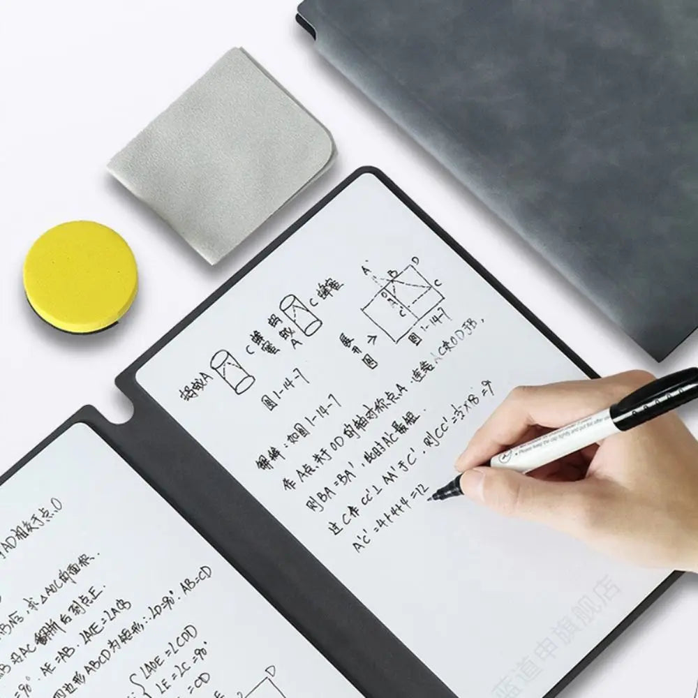 Erasable Leather Weekly Planner Whiteboard Notebook A5 Whiteboard Planner Notebook P3