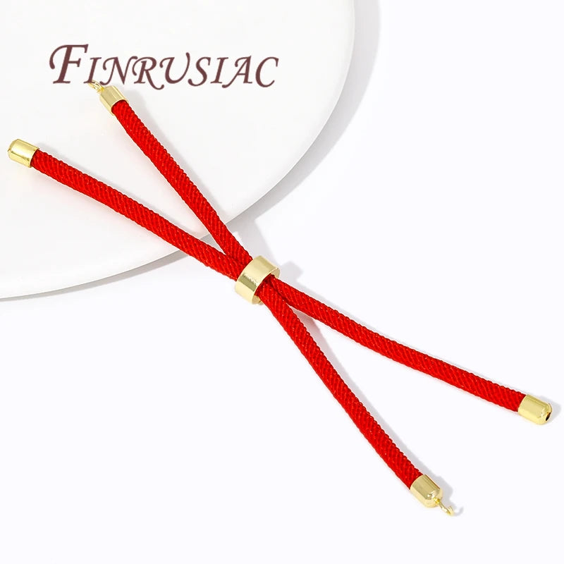 18K Gold Plated Adjustable Milan Rope DIY Bracelet Chain DIY Bracelet Chain P3