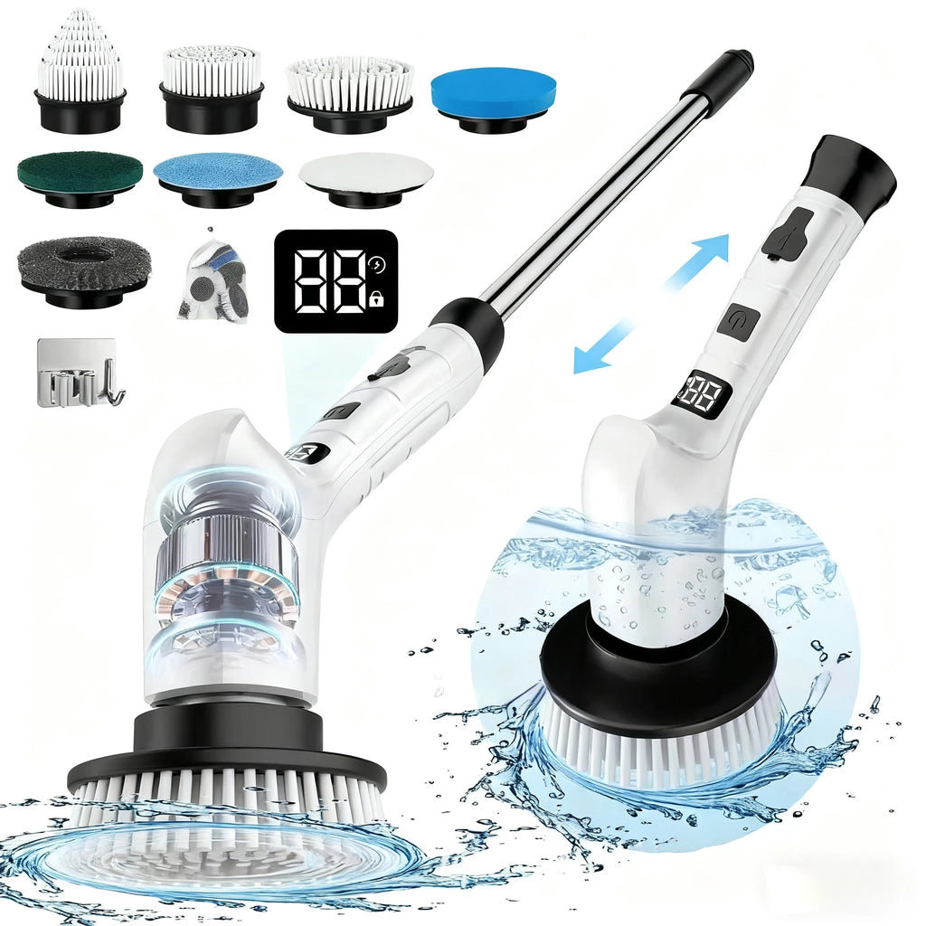 Electric Cleaning Brush – Multifunctional Kitchen & Bathroom Scrubber Electric Cleaning Brush P3