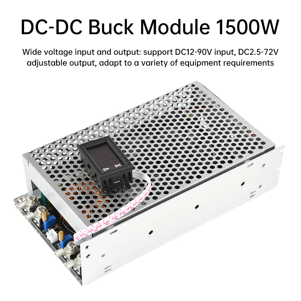 1500W DC-DC Buck Converter | 12–90V to 2.5–72V, 50A Adjustable Buck Converter Module P3