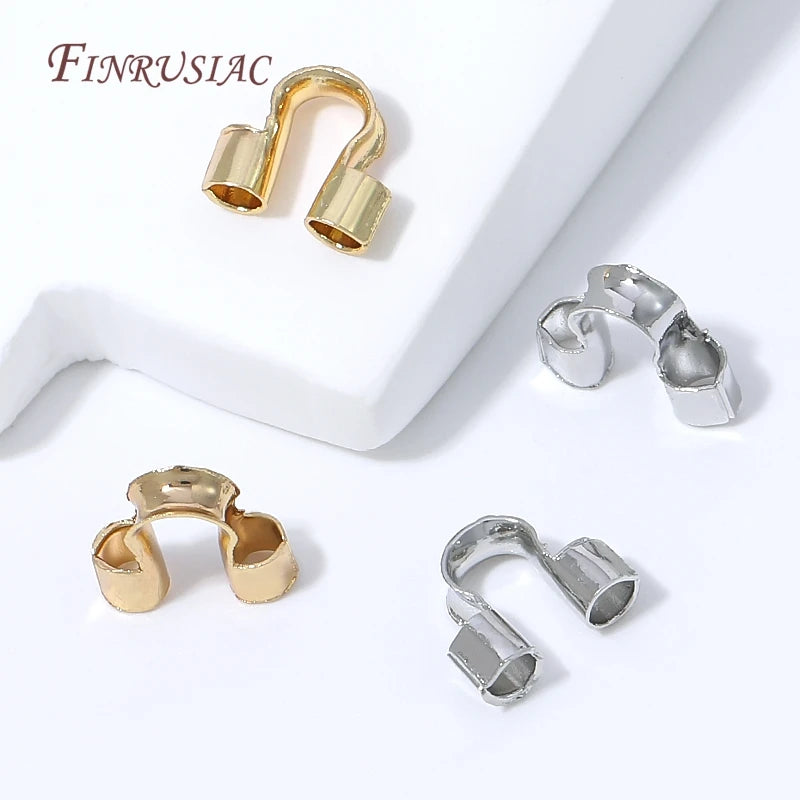 18K Gold Plated Wire Guard U-Loop DIY Jewelry Findings Jewelry Making Findings P3