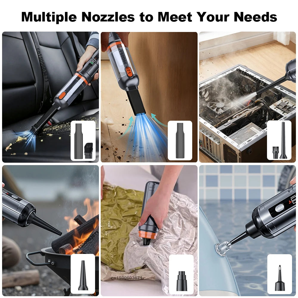 Raugee 15000Pa Cordless Handheld Car & Home Vacuum Handheld Vacuum Cleaner P3