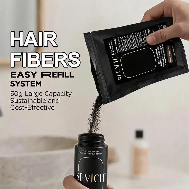 SEVICH Hair Building Fibers Powder – Waterproof & Long Lasting Hair Building Fibers P3