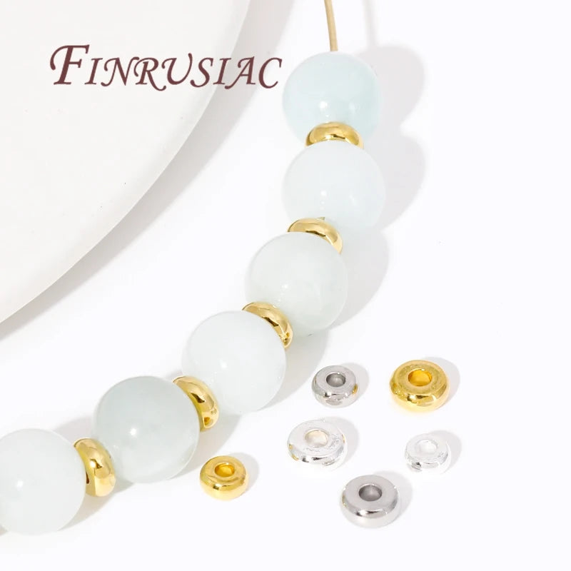 18K Gold Plated Brass Spacer Beads 4mm 5mm | DIY Jewelry Jewelry Spacer Beads P3