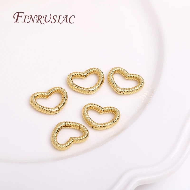 18K Gold Plated Carabiner Spring Clasps – DIY Jewelry Findings Jewelry Clasp Findings P3