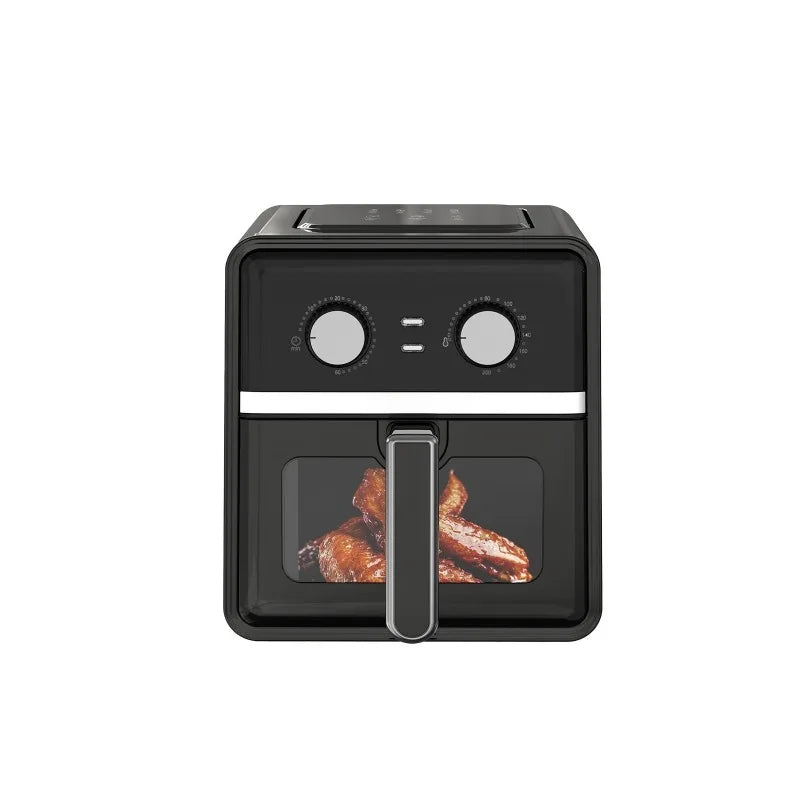 DUTRIEUX Large Capacity Air Fryer Oven | Visible Window & Knob Air Fryer Oven P3