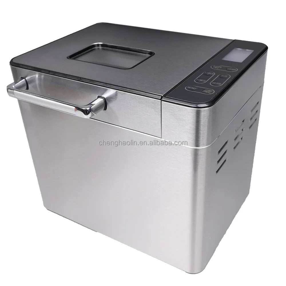 Stainless Steel 2LB Electric Bread Maker – 13 Programs, EU Plug Electric Bread Maker P3