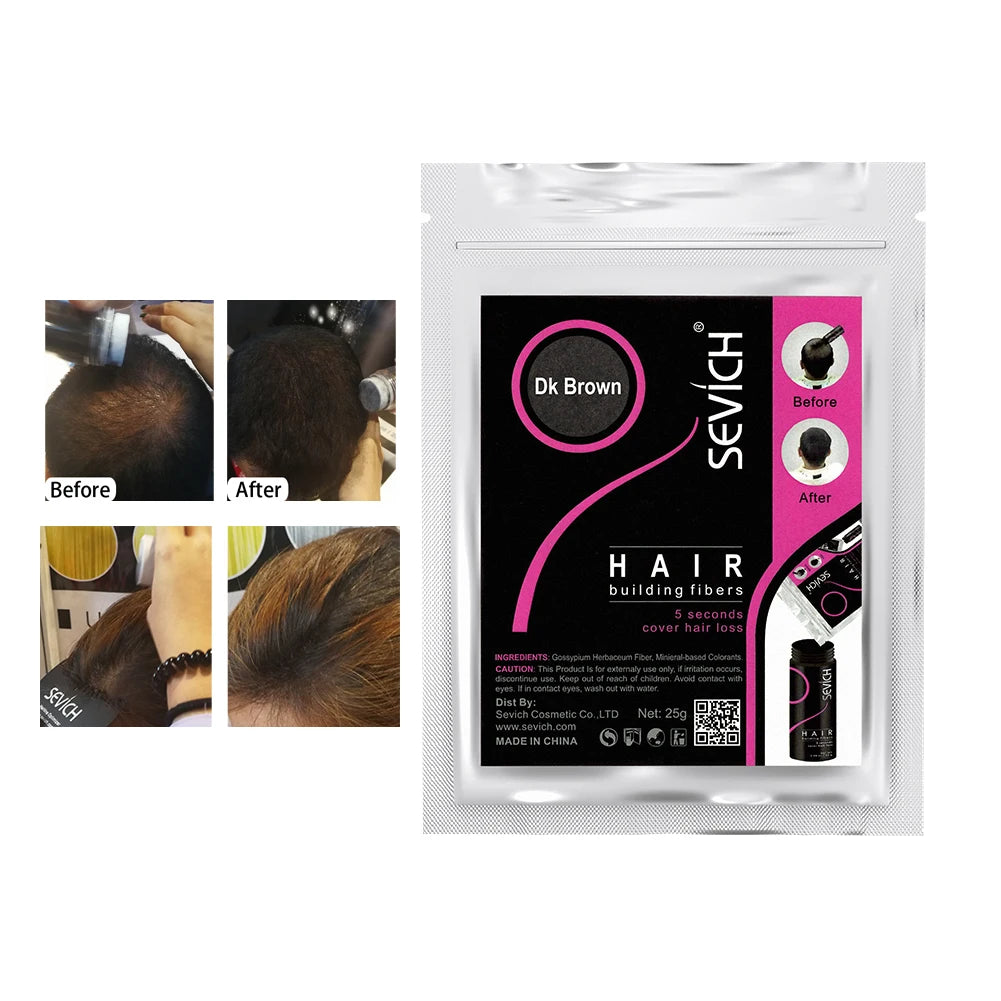 SEVICH 50g Keratin Hair Building Fibers – Instant Thickening Hair Building Fibers P3