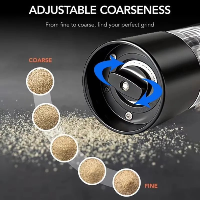 CLITON USB-C Electric Pepper & Salt Grinder | Auto Spice Mill Electric Spice Grinder P3