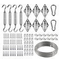 Shade Sail Hardware Kit – 304 Stainless Steel & 30M Wire Rope Shade Sail Hardware Kit P3 Default Title