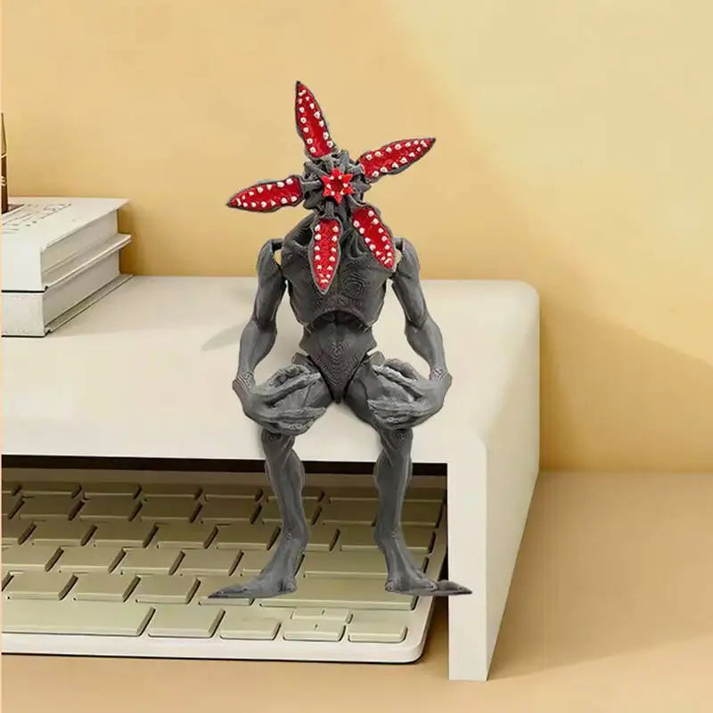 3D Printed Articulated Venus Flytrap Figurine | Flexible Desk Toy Articulated Figurine P3