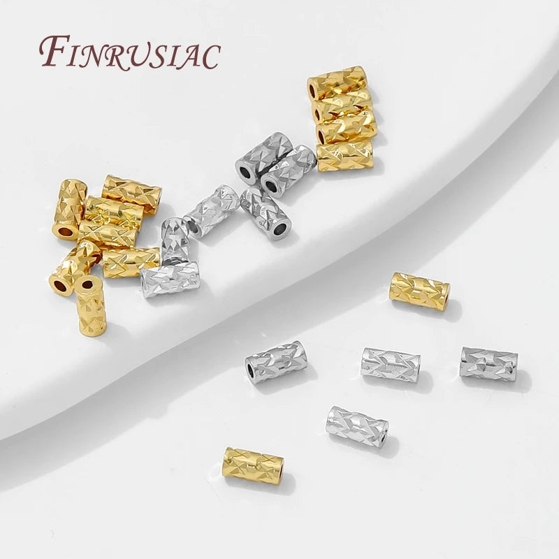 18K Gold Plated Spacer Beads 6mm – DIY Jewelry Findings Jewelry Spacer Beads P3