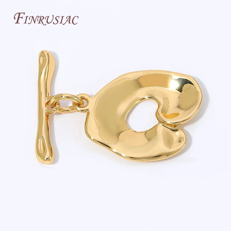 18K Gold Plated OT Toggle Clasp – Brass DIY Jewelry Connector Jewelry Toggle Clasp P3