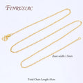 18K Gold Plated O Link Chain Necklace 45cm | DIY Jewelry 2/4/6pc Gold Chain Necklace P3 18K Real Gold Plated 1 pcs