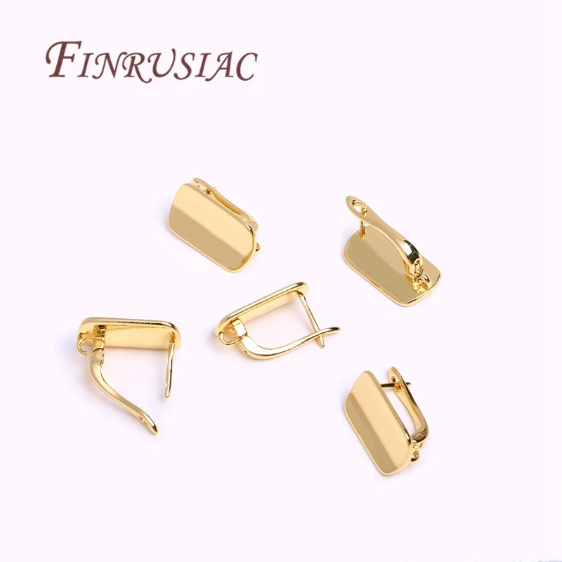 18K Gold Plated Earring Hooks & Clasps – DIY Jewelry Making Earring Hooks & Findings P3