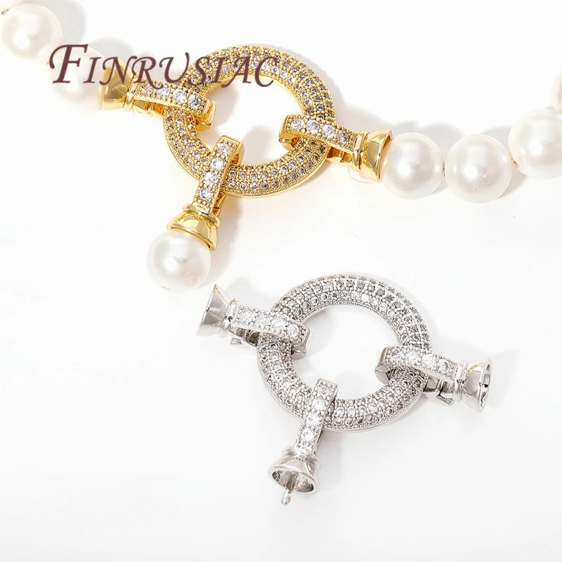 18K Gold Plated Necklace Clasps & DIY Bracelet Connectors Jewelry Findings P3