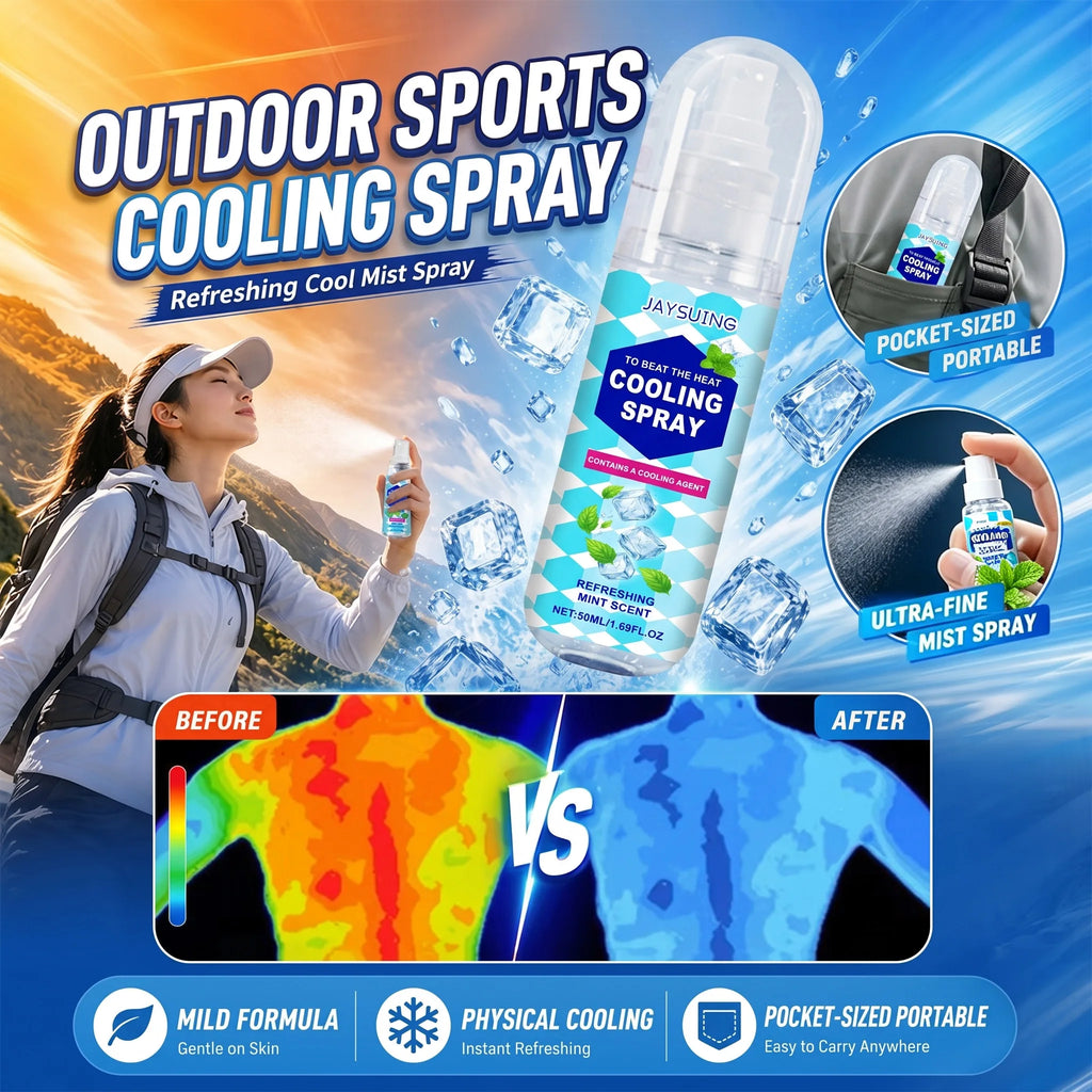 Instant Peppermint Cooling Mist Spray – Body & Clothing 50ml Cooling Body Mist P3
