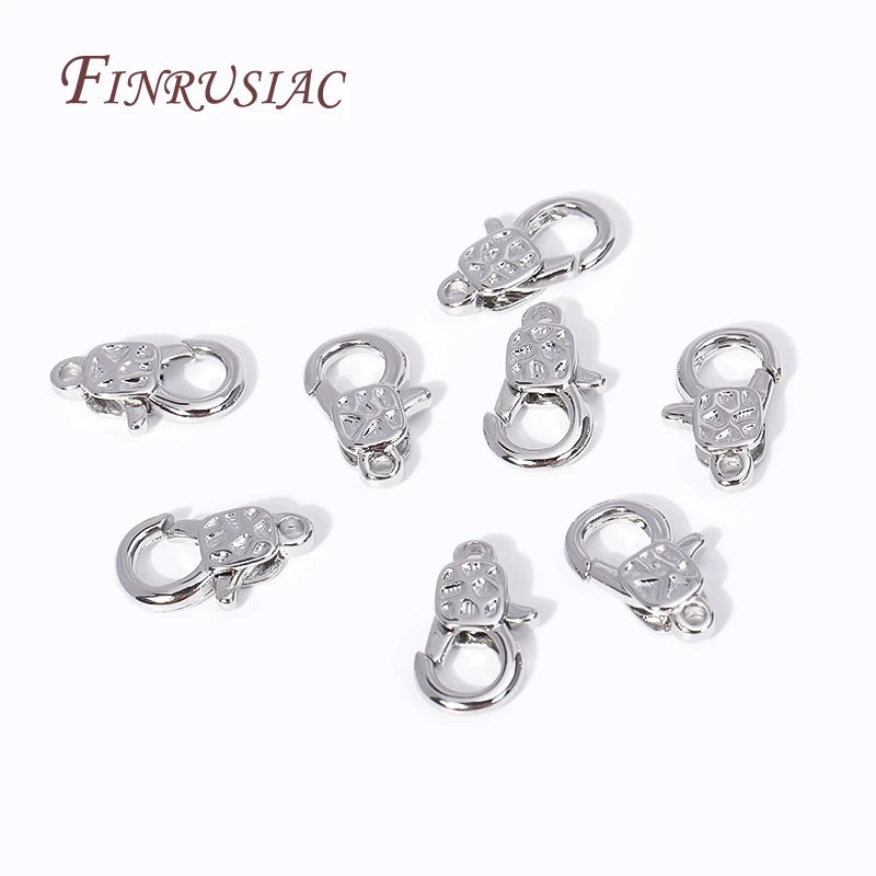 18K Gold Plated Lobster Clasps 15.2×9.5mm | DIY Jewelry Lobster Clasp Findings P3