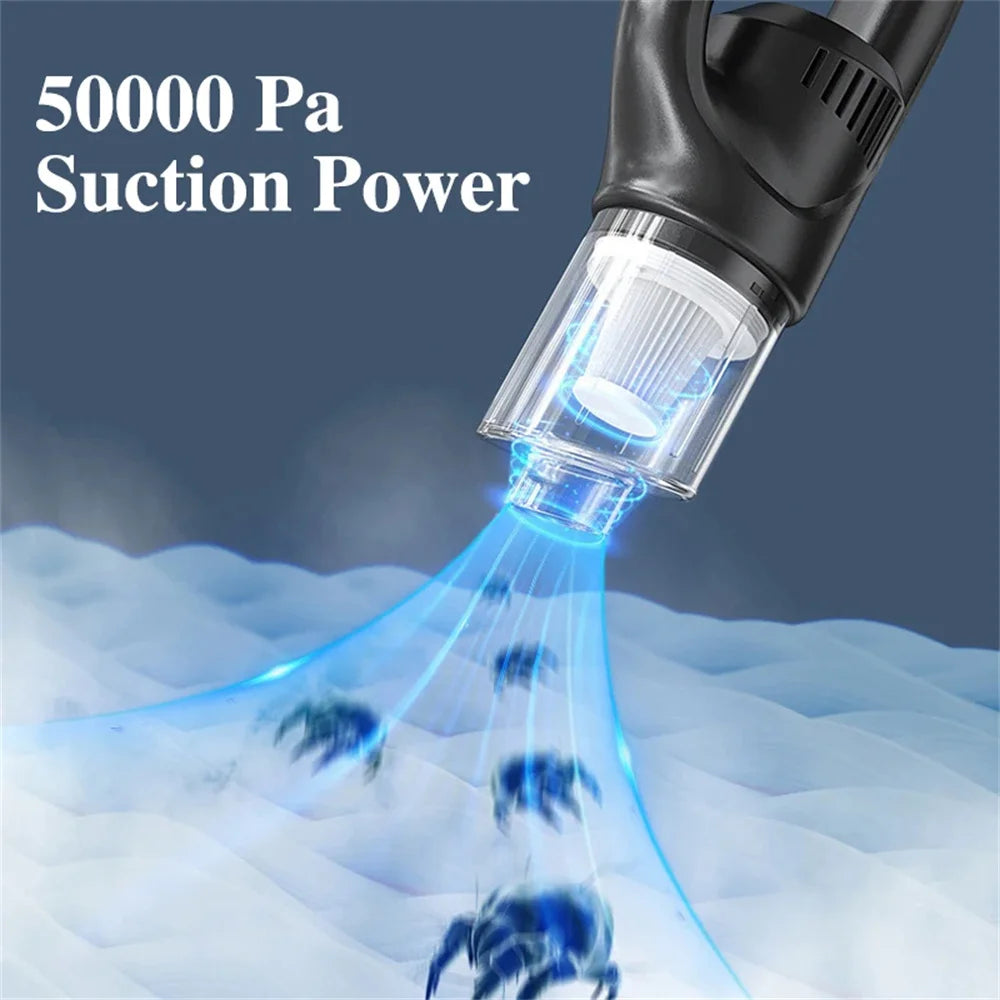 Cordless Handheld Vacuum 50000Pa – Home, Car & Pet | 120W Handheld Vacuum Cleaner P3