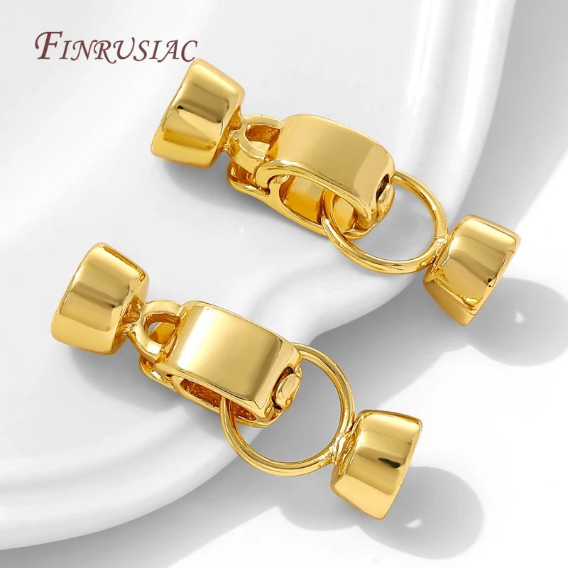 18K Gold Plated Brass Pearl Clasps – DIY Jewelry Findings Jewelry Clasp Findings P3