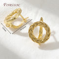 18K Gold Plated Brass Earring Clasps with Loop | DIY Findings Earring Clasps Findings P3 18K Real Gold Plated 1 pair