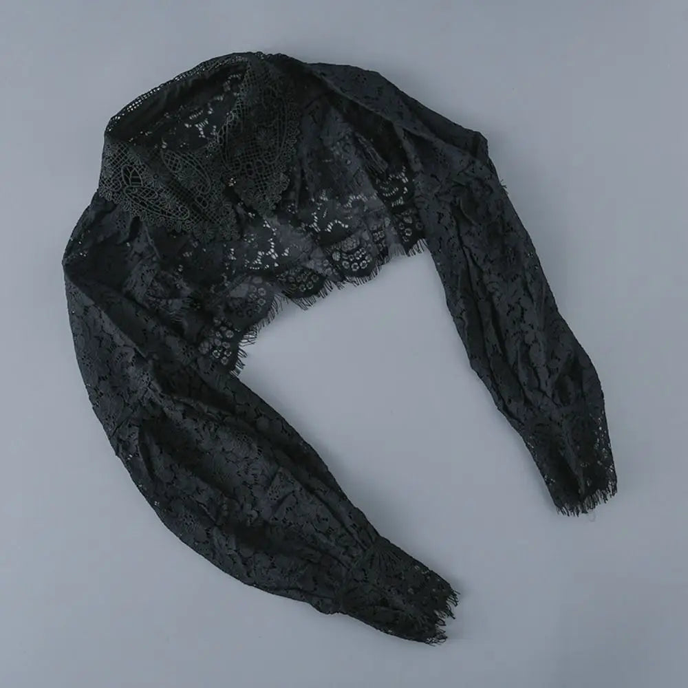 Women's Lace Chiffon Floral Shawl Cardigan | Sun Cover Chiffon Shawl Cardigan P3