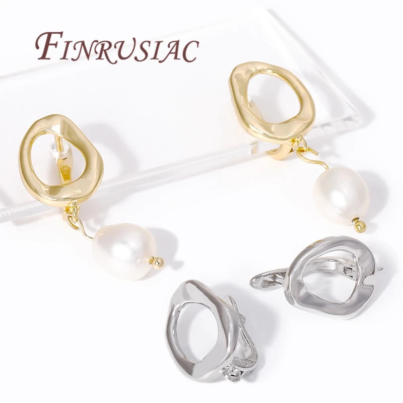 18K Gold Plated Baroque Earring Hooks for DIY Jewelry Making Earring Hook Findings P3