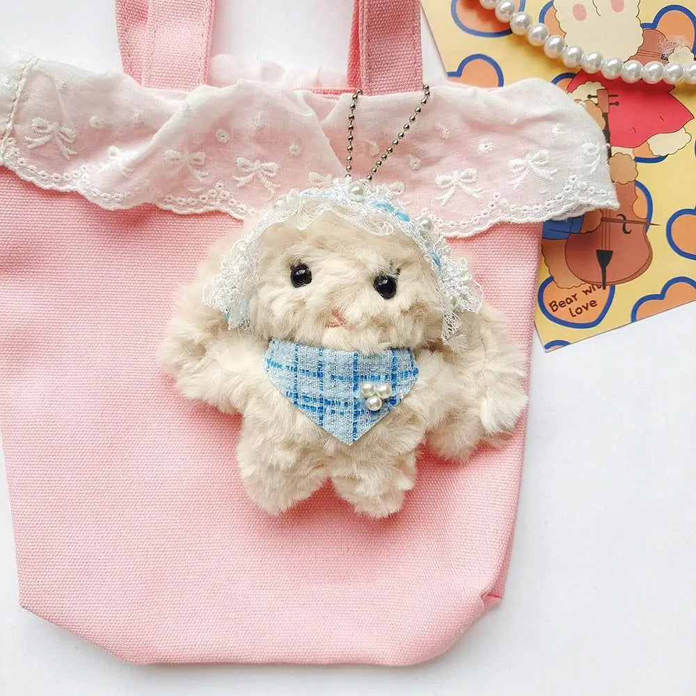 Cartoon Rabbit Plush Keychain – Bowknot Bunny Bag Charm Plush Keychain Charm P3