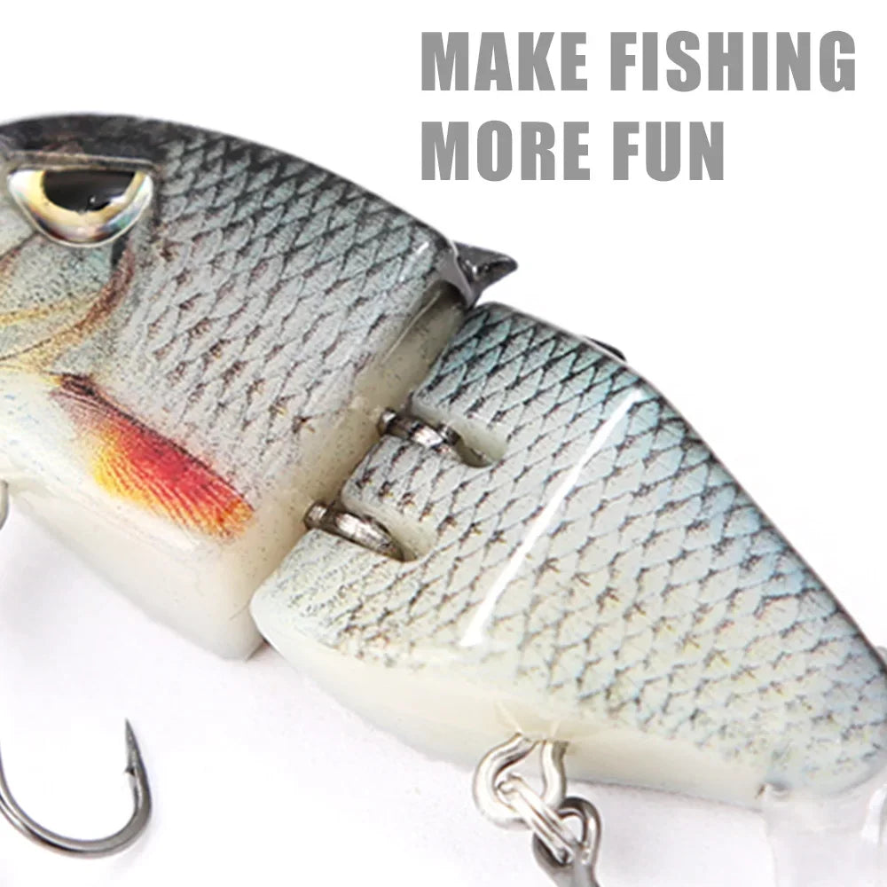 B&U GLIDE 55mm Slow Sinking Jerkbait – Pike Bass Trout Lure Hard Fishing Lure P3