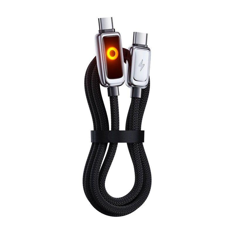 100W USB-C Fast Charging Cable 6A | Auto Power Off & Data Transfer USB-C Charging Cable P3